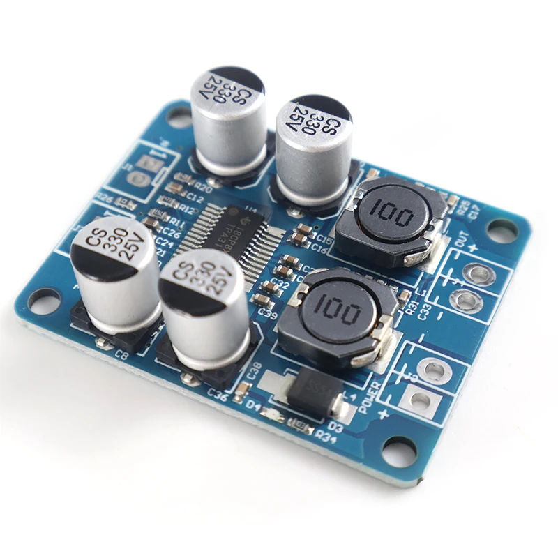 High-Power Mono Class D Audio Amplifier Board for DIY Speaker and Subwoofer Projects