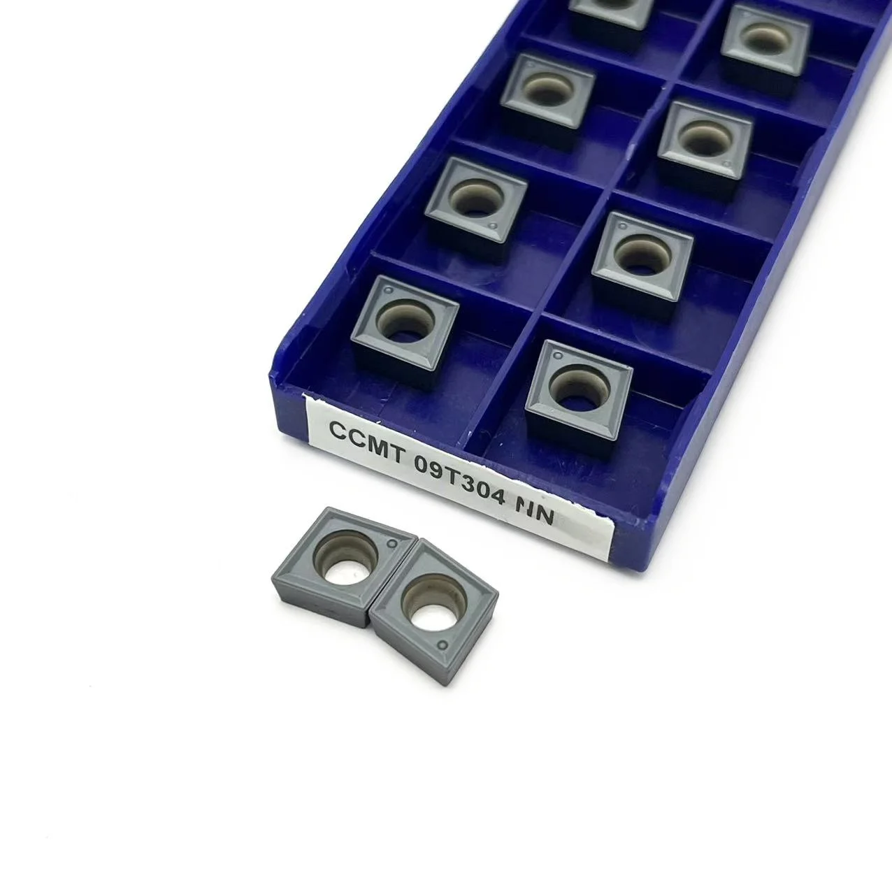 10 Inserti In Metallo Duro CCMT09T304 Per Tornio - Punte Di Fresatura Per Acciaio Inox, Semifinitura E Sgrossatura - 3