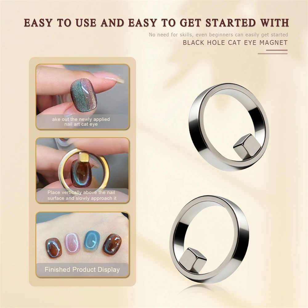 Magnetic Tool For Cat Eye Nail Art Designs And Manicure Effects_voghion.com