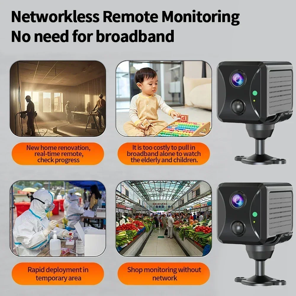 PEGATAH 5MP WIFI 4G Mini Security IP Camera Wireless Night Smart Home Baby Monitor Vision CCTV Surveillance Cam Security Camera