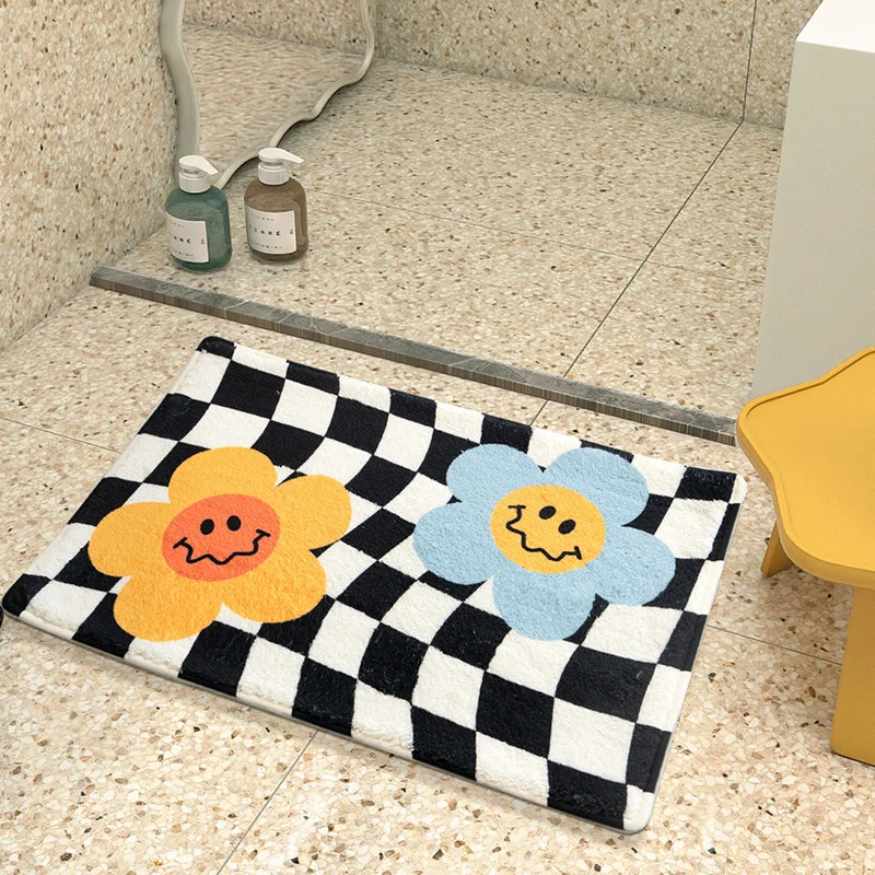 Bathroom Mat Super Absorbent Floor Mat, Shower Bathroom Door Mat, Super  Solid Anti-Slip