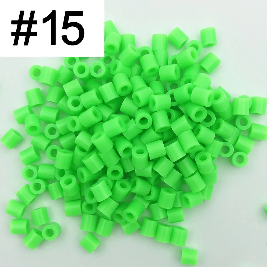 5mm 1000PCS Assorted Colored Hama Beads for Kids DIY Pixel Art and Puzzles