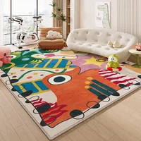 Cute Living Room Carpet Large Area Cartoon Bedroom Bedside Plush Rug Colorful Fashion Coffee Table Soft Floor Mats Ковер Tapete 1