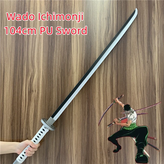 1:1 Cosplay Sword Roronoa Zoro Katana Role Playing Wa Michi Ichi Samurai  Weapon Sword Knife