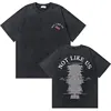 Washed Vintage Rapper Kendrick Lamar Good Kid Money Trees T-shirts Men Hip Hop Retro Oversized Tshirt Male Fashion Trend T Shirt 4