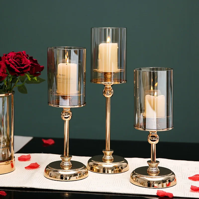 ornaments light luxury romantic candlelight dinner props atmosphere arrangement supplies wedding