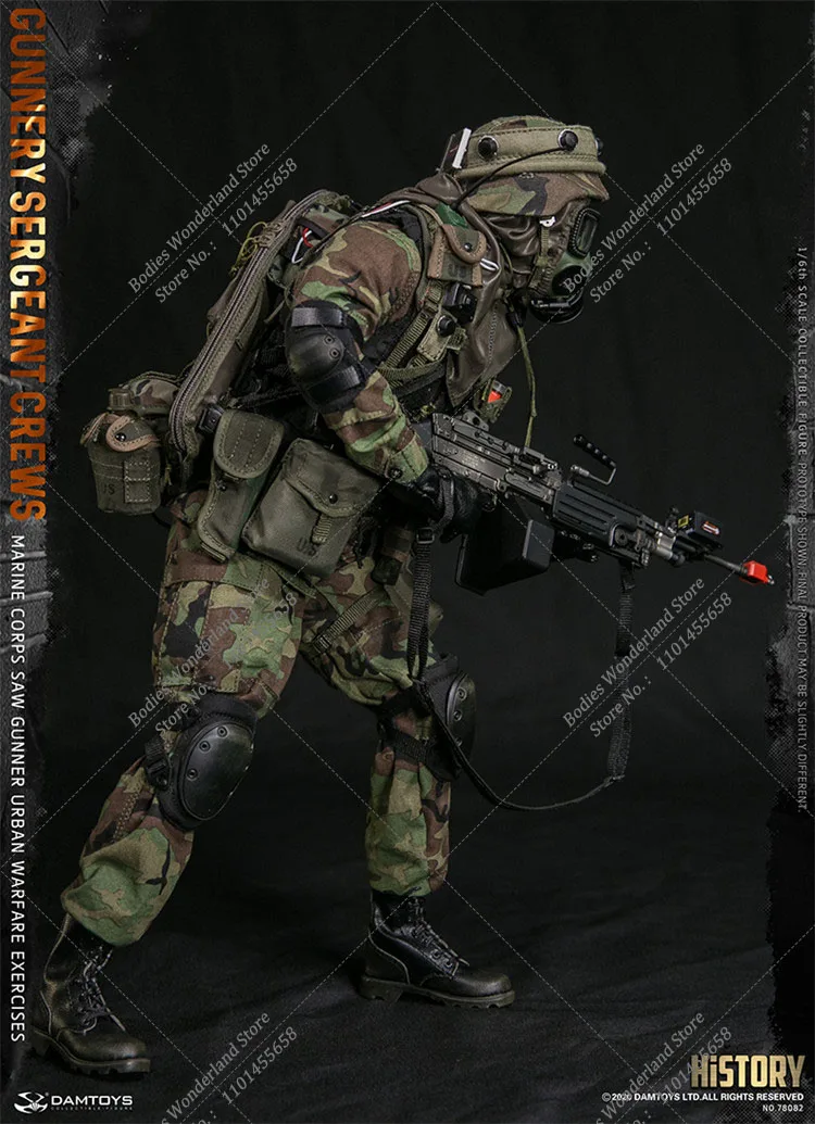 DAMTOYS 78082 1/6 Scale US Navy The Gunnery Sergeant Crews