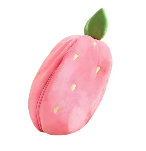 28cm 새로운 빛나는 호흡등, 토끼의 창의력이 과일, 딸기, 당근으로 변신한 수면용 봉제인형, 인형 선물 장난감