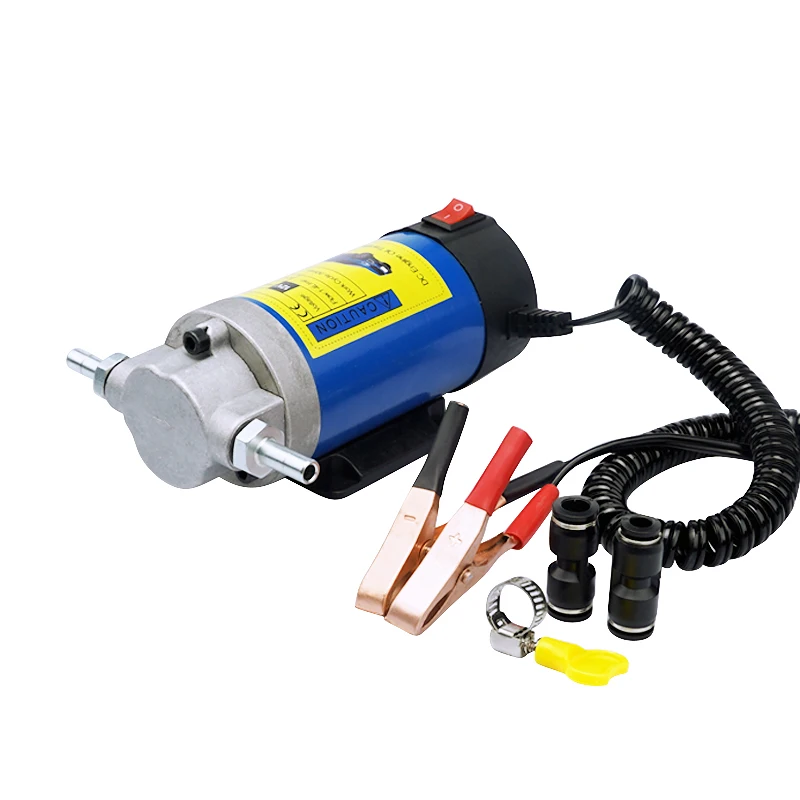 12V 100W Elektrische Öl Transfer Pumpe Tragbare 1-4L/min Öl