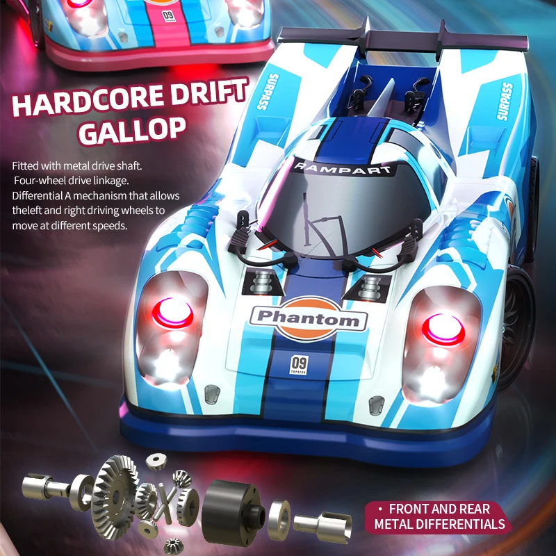 JJRC RC카, 4WD 리모컨 드리프트 스포츠카, 고속 브러시리스 레이싱 자동차, 전기 장난감, 남아용 어린이 장난감, 52 km/h