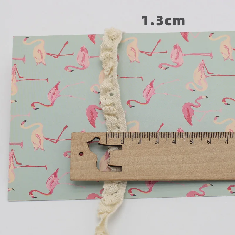 5 Yards/Lot Baumwolle Weiß Beige Elastische Spitzenborten Hochwertige Guipure-Stickerei Spitzenborte Stoff DIY Nähzubehör – Detail 5
