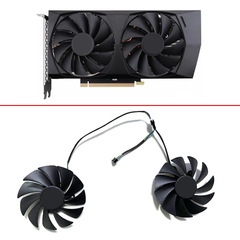 NEW 2PCS Cooling Fan For For ZOTAC GeForce RTX3060 Twin Edge OC RTX 3060 RTX 3060Ti CF9015H12S 4PIN 89MM Graphics card fan