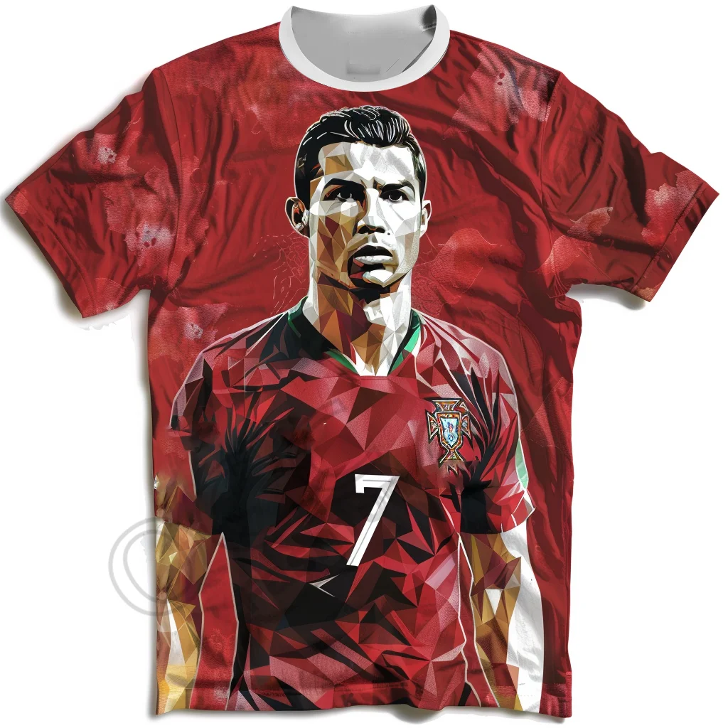 25 Summer Men T-Shirt Top Adult Portugal Jersey Cristiano Ronaldo Jersey 7 Absorb Sweat Outdoors Exercise For Adult/Kid T-shirts 4