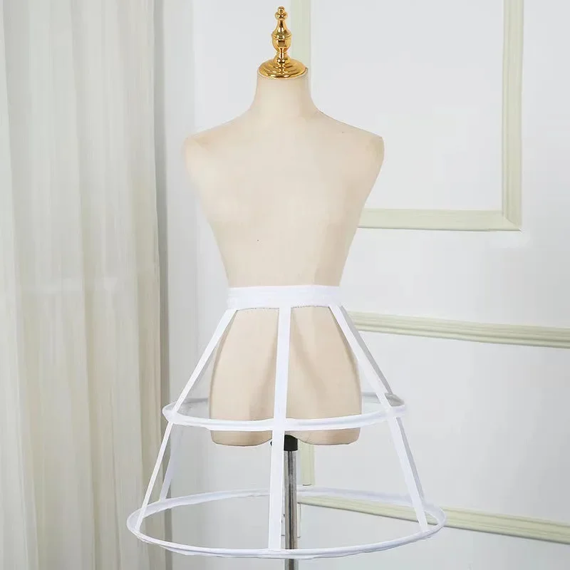Hollow-out Bird Cage Fishbone Steel Crinoline Cosplay Violent Lolita Transparent Slip Dress petticoat skirt petticoat underskirt lolita petticoat