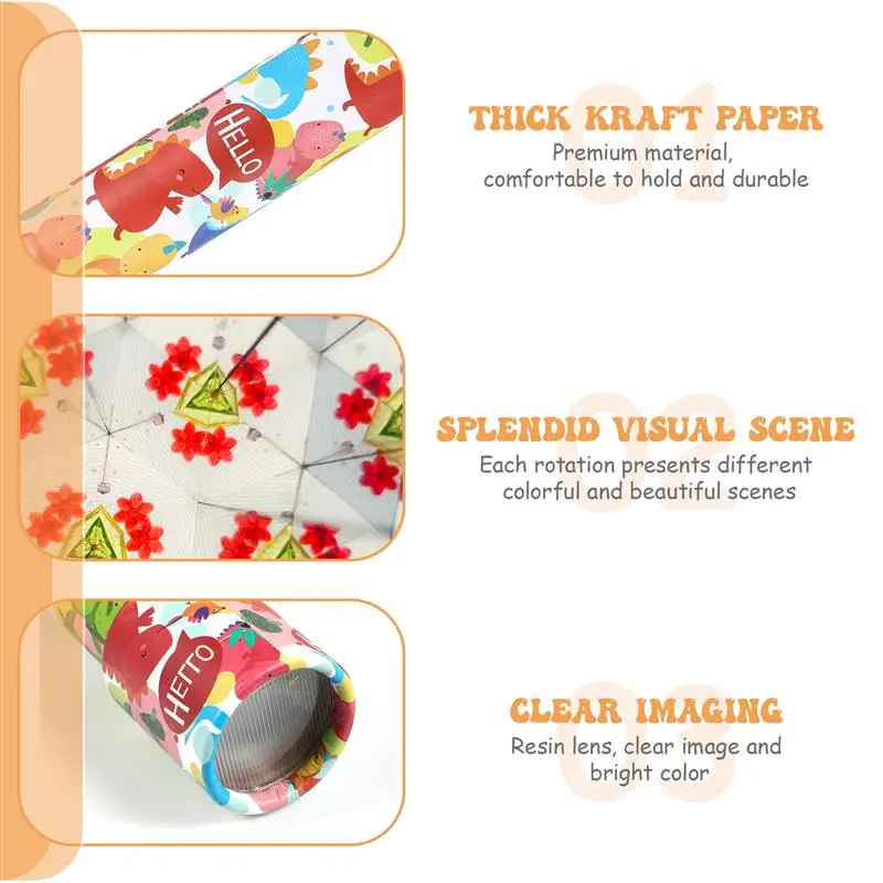 2pcs Kids Kaleidoscopes Early Educational Toys Children Toddlers Kaleidoscopes (Random Style)