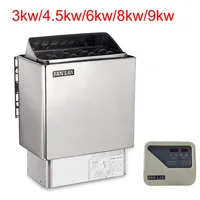 9kw Sauna Heater 220V 380V Sauna Steam Generator Home Use Heating Furnace Room Dry Equipment With Controller 2