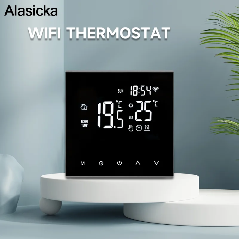 

Tuya WiFi Smart Thermostat LCD Display Touch Screen for Electric Floor Heating Water/Gas Boiler Temperature Remote Controller