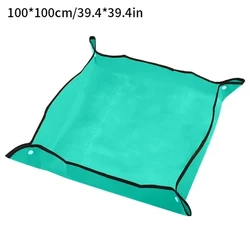Waterproof Foldable Plant Regeneration and Transplant Mat - Portable and Easy-to-Clean Solution (Green 100x100cm)