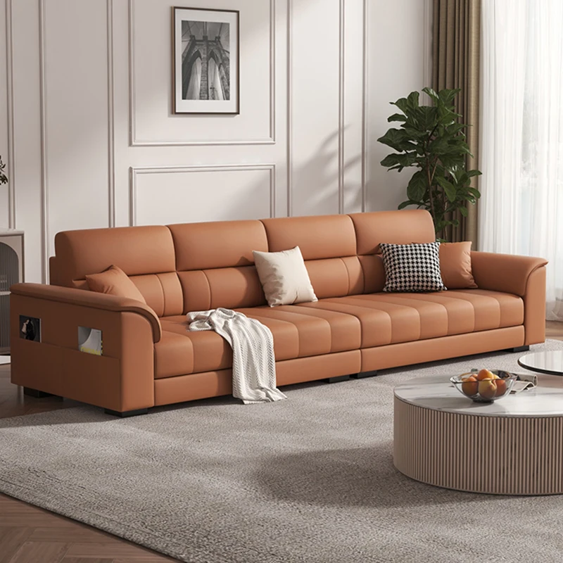 

Luxury Nordic Lazy Sofa Living Room Design Puffs Sectional Couch Modern Straight Sofas Para Sala Frete Gratis Balcony Furniture