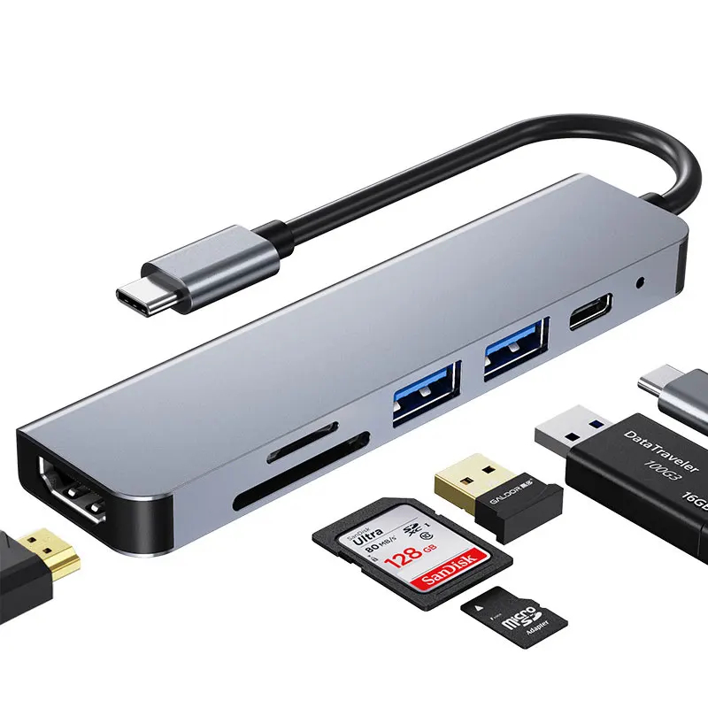 

USB-концентратор F-Island C HDMI-совместимый адаптер VGA Rj45 100 м док-станция OTG Thunderbolt 3 с разъемом PD TF SD мм для Macbook ProAir M1