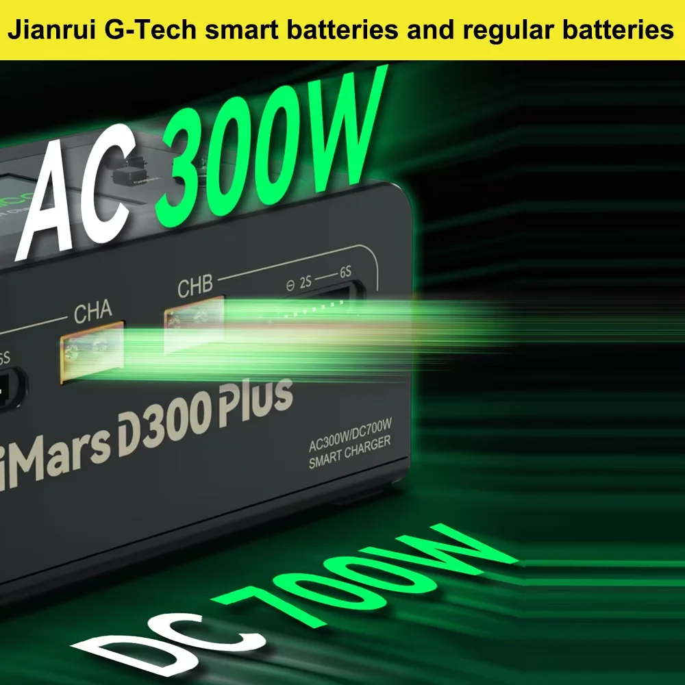 Chargeur RC 1S 3.7V LiPo 2A USB-C avec 4 ports