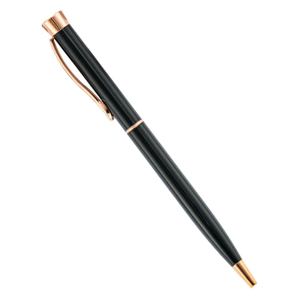 1Pcs Rainbow Color Ballpoint Pen 1.0mm Black Refill Writing Pens Rotating  Metal Ballpoint Pen School office supplies - AliExpress