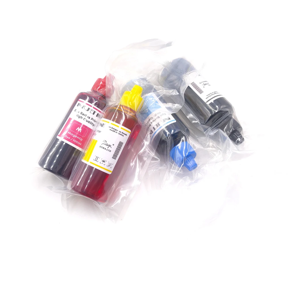 4Pcs 100ml 405 812 822 802 Pigment Or Dye Ink For Epson WorkFore EC ...