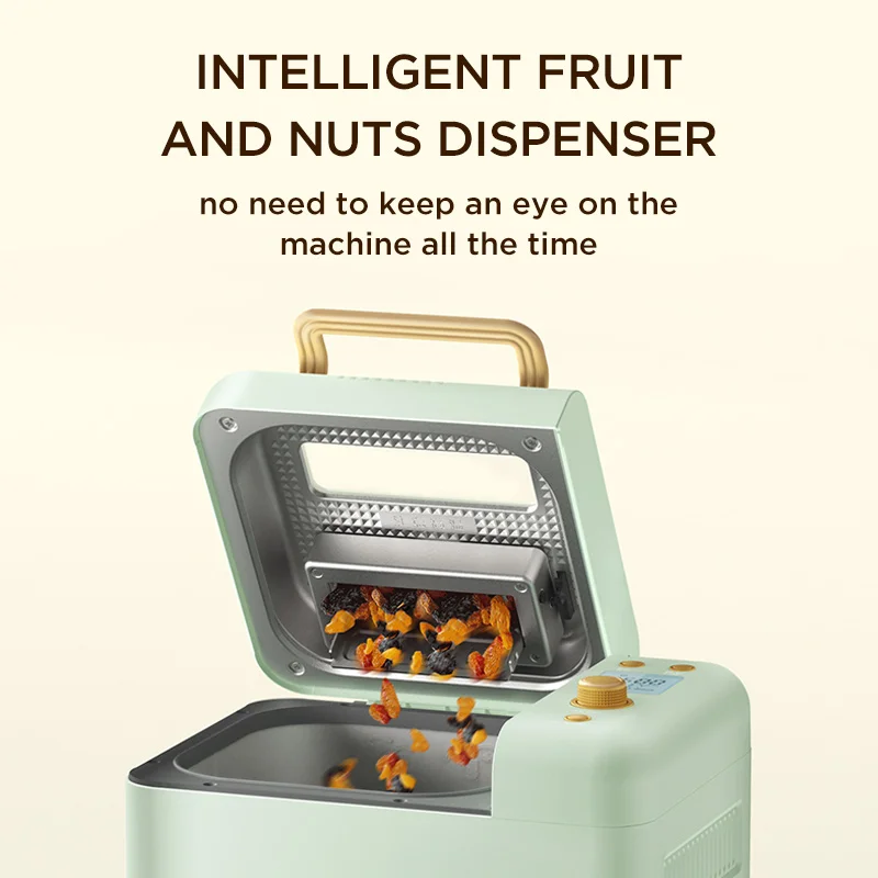 Petrus Automatic Bread Maker Machine,Customizable Settings,Ice Cream IMIX,Auto Fruit Nuts Dispenser,2 Loaf Size PE8899 3