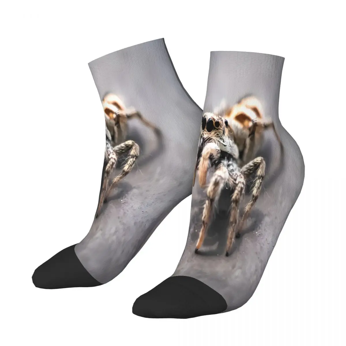 

Crawling Spider Scary Spider Ankle Socks Male Mens Women Spring Stockings Harajuku