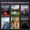 Sharkbang New Arrival 100pcs/Lot Holo Card Sleeves 66x91mm Laser Kpop Holders For Postcards Films Game Cards Photocard Protector 4