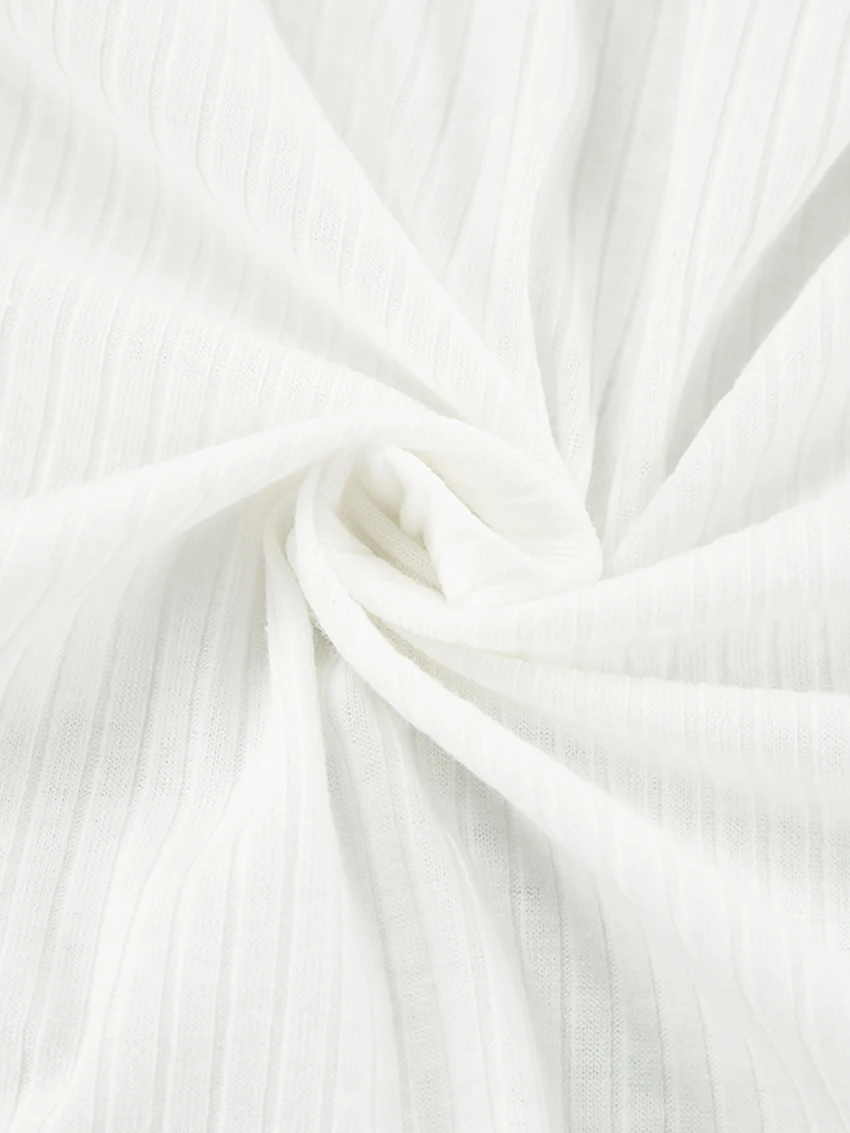 Marthaqiqi Casual Ladies Nightwear 2 Piece Set O-Neck Sleepwear Long Sleeve Nightgowns Crop Top Pajamas Shorts Femme Home Clothe