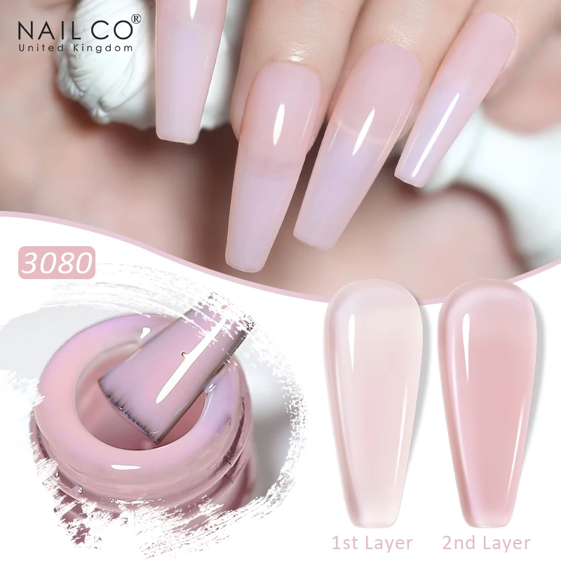 Jelly Gel Nail Polish 15ml - Translucent Hybrid Gel Enamel for Long-lasting Manicure
