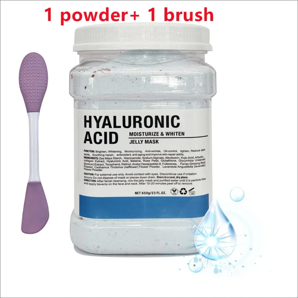 Chamomile & Rose Hyaluronic Hydration Jelly Mask with Silicone Brush - 650g