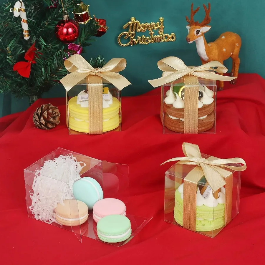 35 Piece Clear Gift Boxes with Lids