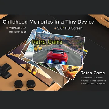 MIYOO MINI V4 PortableRetro Handheld Game Console 2.8Inch IPS Screen Video Game Consoles Linux System Classic Gaming Emulator 4