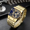 Top Brand Gold Quartz Wrist Watch Waterproof