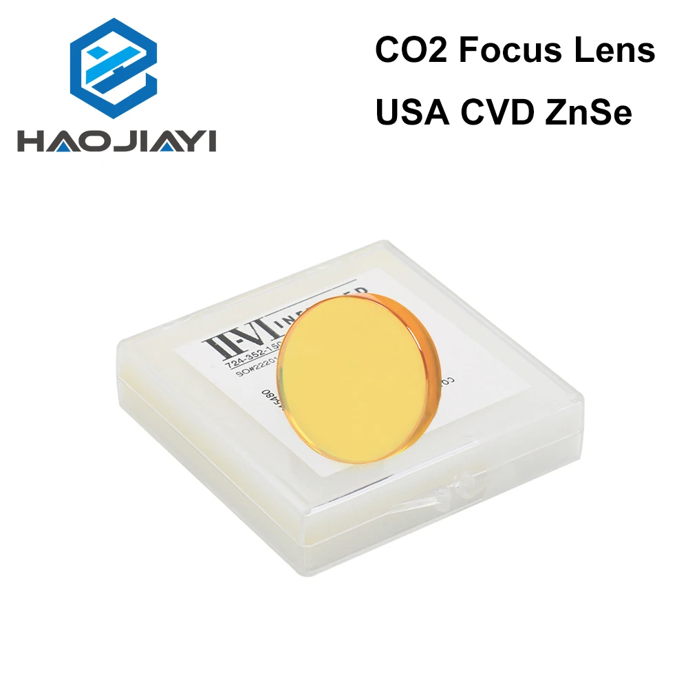 

II-VI Material CVD ZnSe Focus Lens Dia. 38.1mm FL 127 190.5mm 5" 7.5" for HAN'S Trumpf s CO2 Laser Cutting Machine