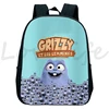 Sunlight Grizzly Bear Kindergarten Backpack Grizzy And The Lemmings School Bag Children Cartoon Rucksack Kids Bookbag gifts 4