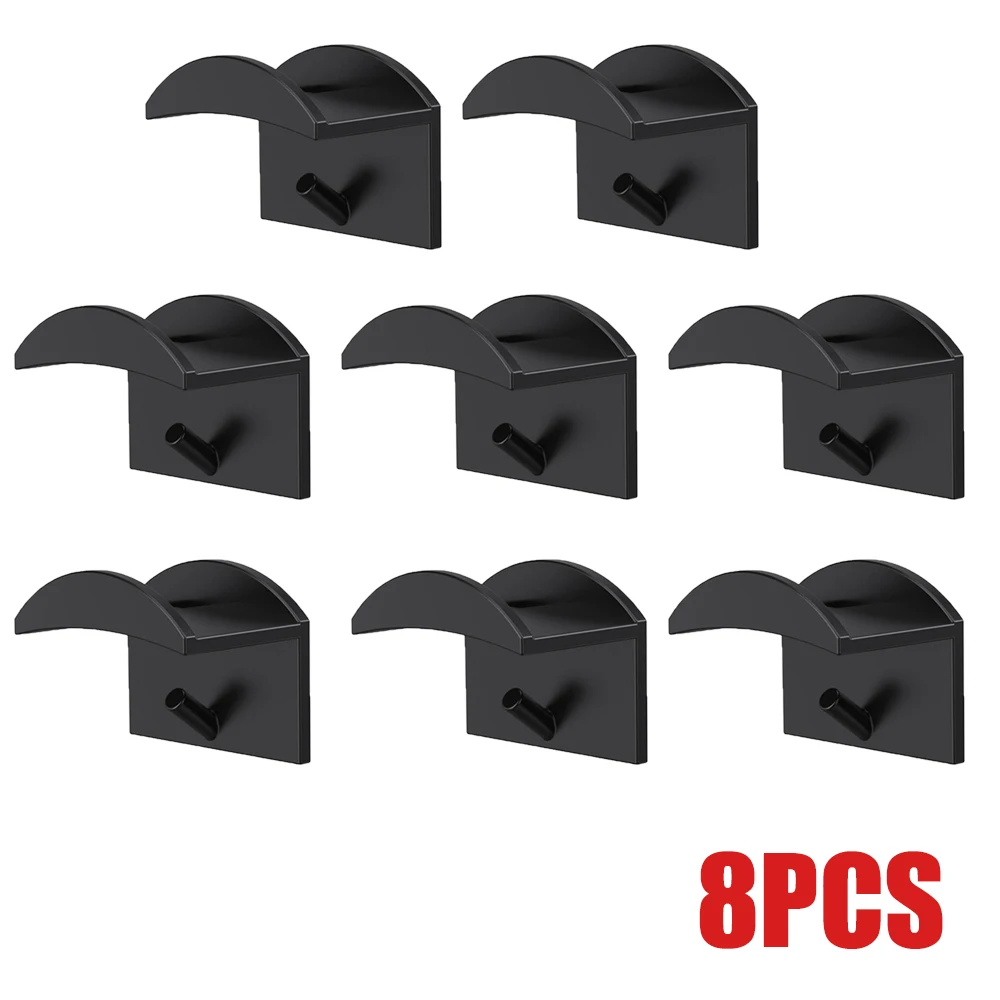 Baseballschläger Wandhalterung 2 Stück - Schwarz Für Horizontale Aufbewahrung