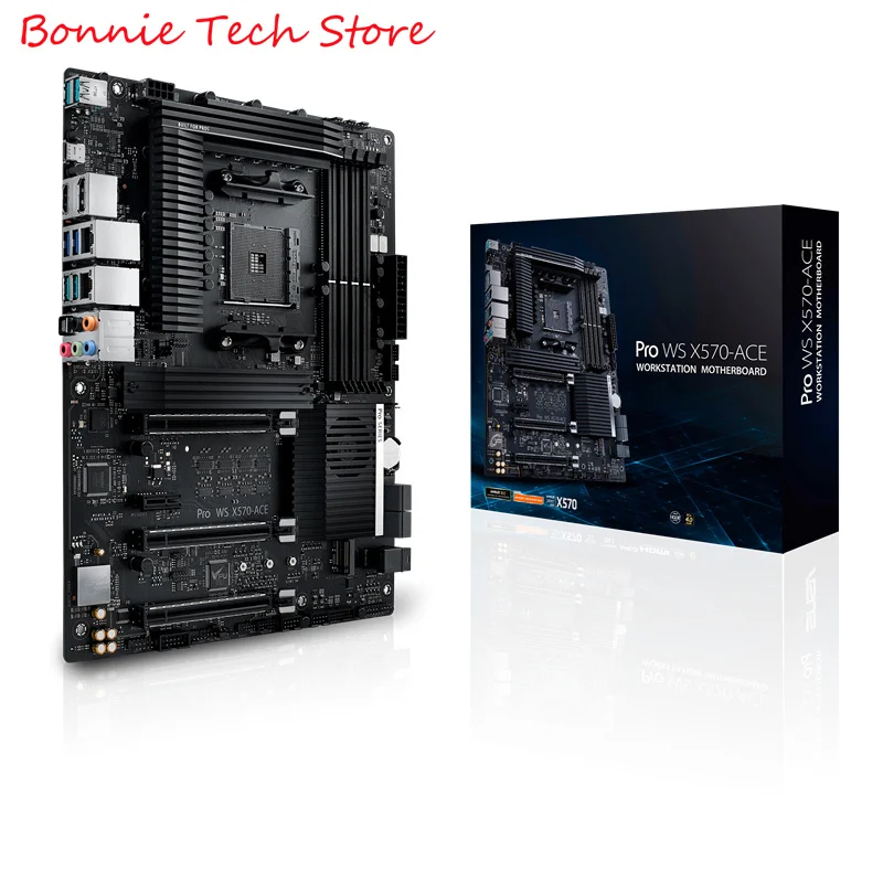 Pro Ws X570-Ace, Scheda Madre Atx Workstation Am4, Processori Serie Ryzen 5000/4000G/3000/3000G/2000/2000G