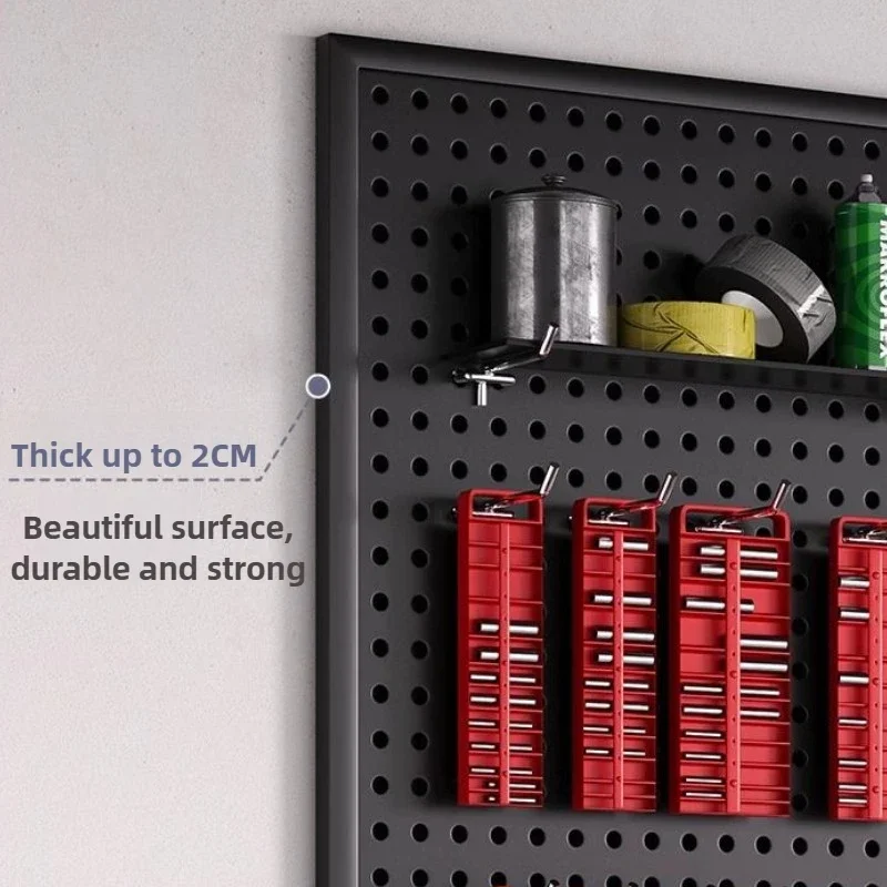Wall Mounted Peg Boards Black Screwdriver Holder Peg Boards Hooks Tools Storage Organizer Hangers Pegboard Shelving Room Garage 3