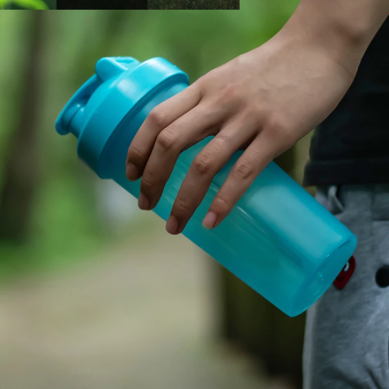 600ML Useful Lightweight Screw-on Lid Pre Workout Protein Shaker Bottle for  Exercise Protein Shaker Bottle Water Bottle - AliExpress