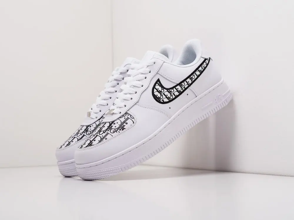 Кроссовки Nike x Dior Air Force 1 Low Белый Демисезон Женский | Обувь