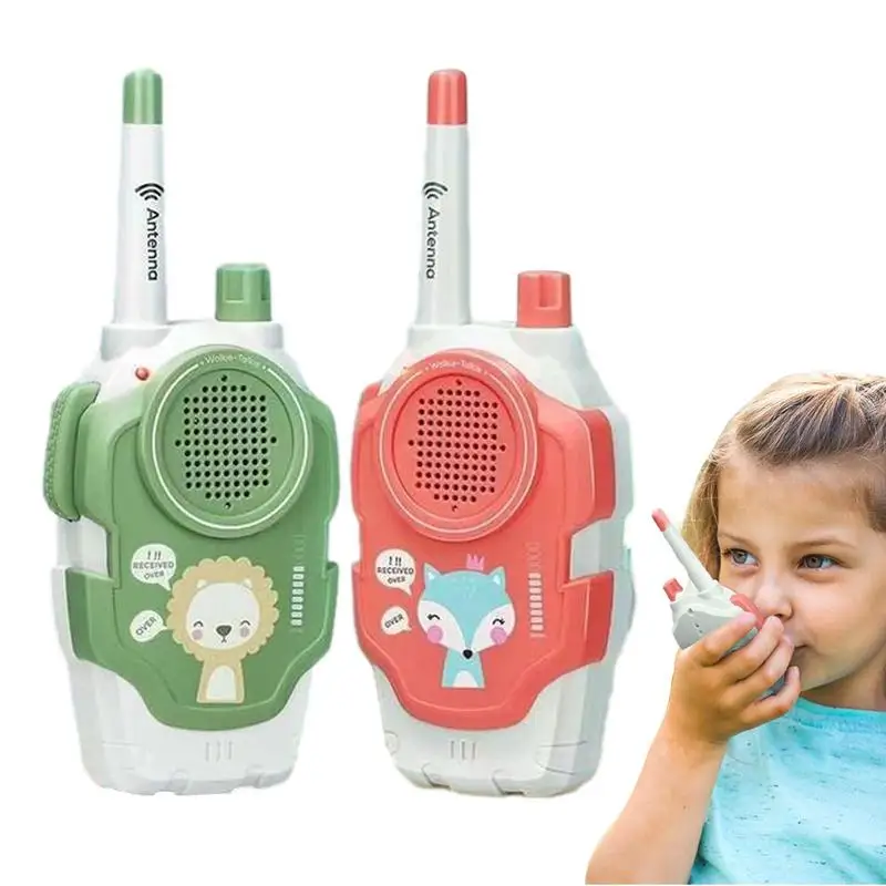 

Children Walkie Talkies Long Range Wireless Child Walky Talky 2pcs Mini Outdoor Interphone Toy Handheld Two-Way Radio Toy For