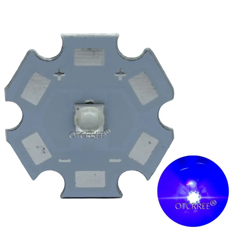 LED XPG3 시리즈 XPG3 S4 비드 칩, 1-7W, 2000mA 다이오드 쿨 웜 화이트 로얄 블루 이미터, 777lm, 20mm, 16mm PCB, 3W, 5W, 7W, 1-10 개