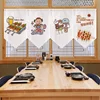 Sushi Shop Adversing Flag Hanging Japanese Door Curtains Doorway Short Curtain Izakaya Resturant Enterance Noren Bistro Decor 2