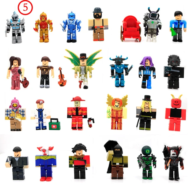 ROBLOX Building Block Dolls Assemble Virtual World Games and Dolls