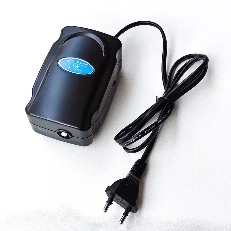 Aquarium 5W Silent Air Pump 220V-240V 110V Fish Tank Quiet Bubble Pump Oxygenation Air Stone Accessories Aquarium Air Compressor 3