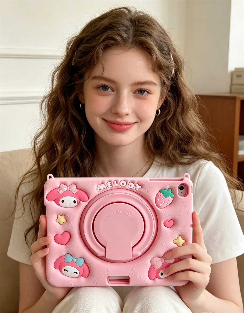 Cartoon My Melody Silicone Tablet Protective Case