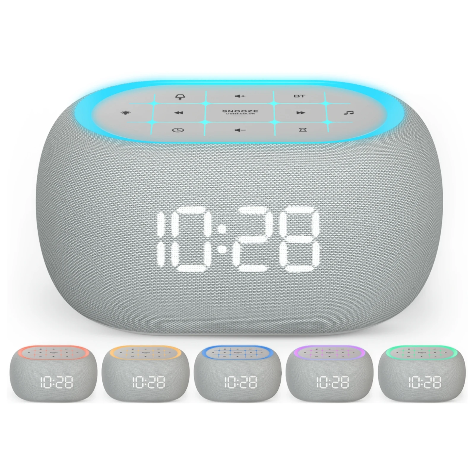 ANJANK White Noise Sound Machine Alarm Clock with Bluetooth
